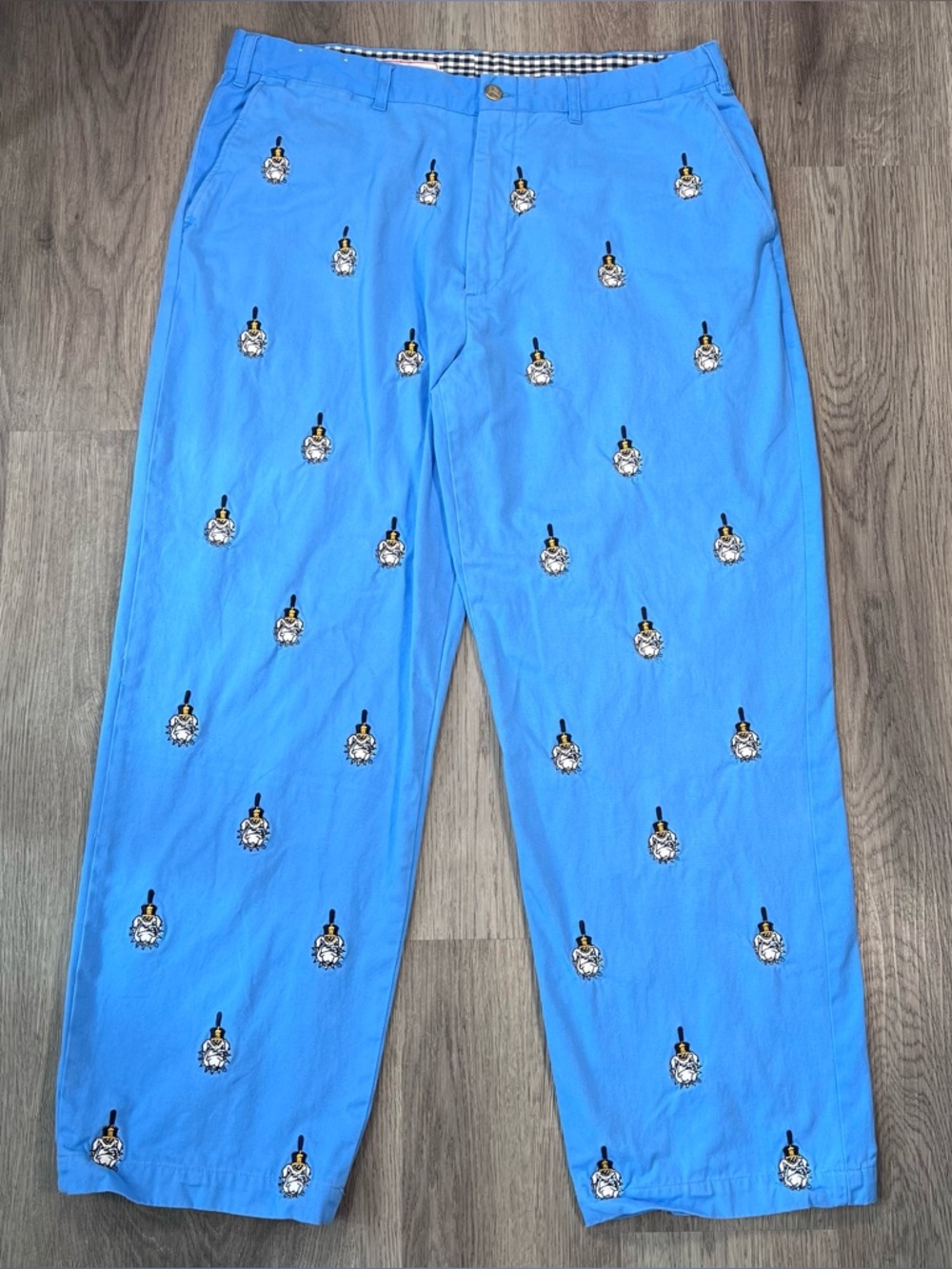 Pennington Bailes Citadel Bulldogs Stadium Pants Size 40x30 Blue RARE Military